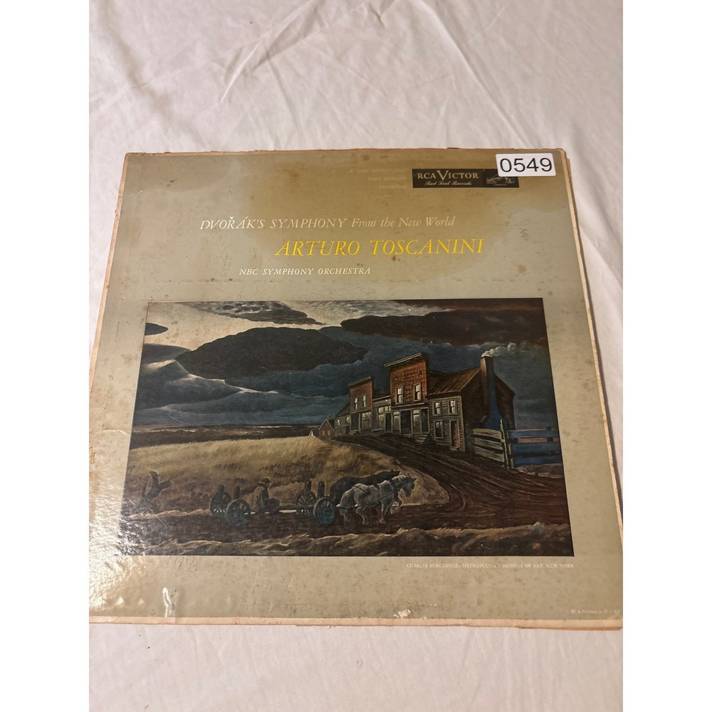 RCA Victor Dvorak New World Symphony Arturo Toscanini LP LM-1778 Good Condition